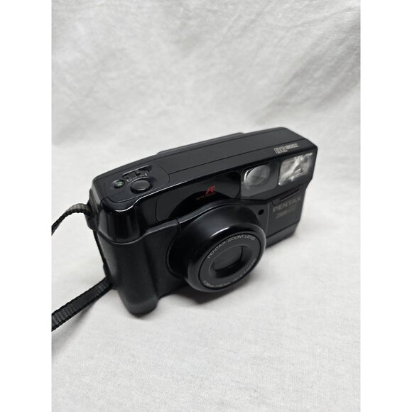 Pentax Zoom-90 Black Tele-Macro Auto Focus Point & Shoot Film Camera With Case - Picture 16 of 16